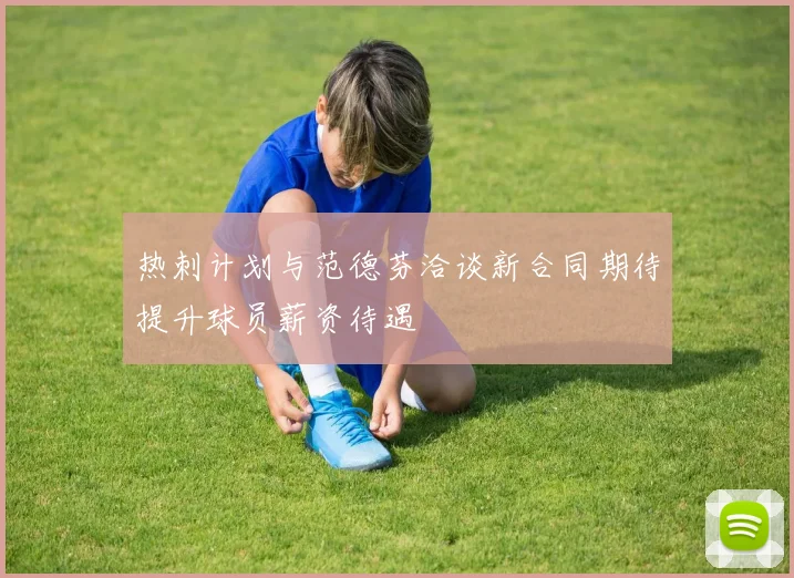 热刺计划与范德芬洽谈新合同期待提升球员薪资待遇